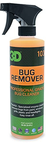 3D Bug Remover - All Purpose Exterior Cleaner & Degreaser to Wipe Away Bugs on Plastic, Rubber, Metal, Chrome, Aluminum, Windows & Mirrors, Suitable for use on Car Paint, Wax & Clear Coat. (473ml)