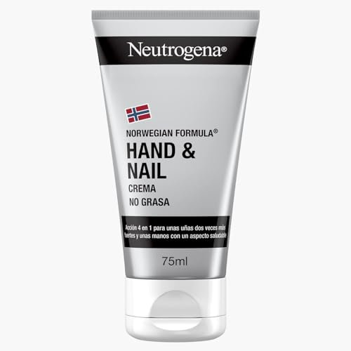 Neutrogena Formula Norvegese Crema Mani e Unghie, Crema mani riparatrice formula 4 in 1 con Glicerina e Vitamina E, Azione rinforzante unghie e ammorbidente cuticole, 75 ml