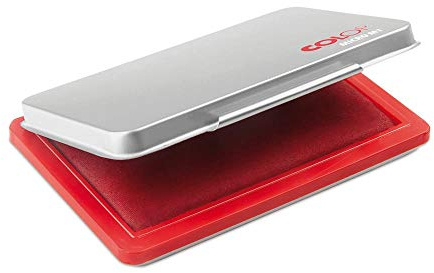 COLOP Stempelkissen Micro M1 rot, mit Metallgehäuse, 50 x 90 mm