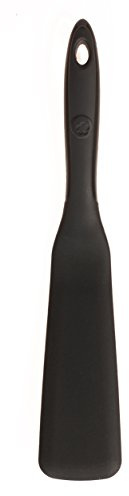 Kochblume Spatel | Premium-Silikon & BPA frei| Hitzebeständig | Spülmaschinenfest |29cm | Farbe: anthrazit