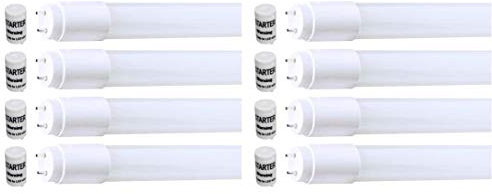 Besolis 8 x 90 cm LED Röhre T8-G13 14 Watt, 300° AUSSTRAHLUNG, 1890 Lumen, Tageslichtweiß/Kaltweiß 6000 Kelvin, 1:1 Ersatz für 24 Watt + 30 Watt Leuchtstoffröhren - inclusive LED Starter
