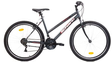 F.lli Schiano Ghost Bici MTB 26'', Donna, Antracite Rosso