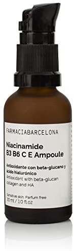Serum Antioxidante de Dia y Noche 30 ml | Efecto Antiedad, Proteccion contra Rojeces del Sol y Reducción de Irritaciones | Niacinamida B3B6CE Ampolla 30 ml