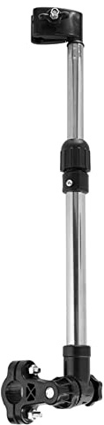 CCYLEZ - Soporte retráctil multifuncional para cochecito de bebé, soporte para paraguas, compatible con bicicleta y cochecitos de bebé, ajuste para manillar de 2 a 2,5 cm, resistente al agua