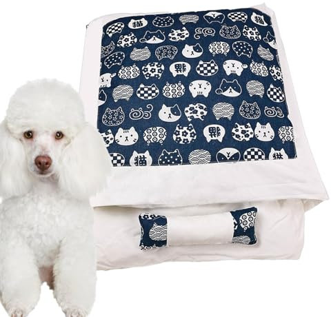 Rurunklee Katzenbetthöhle, Haustierschlafsack, Höhle, weich, waschbar, Wärmekissen, Sack, Katzenbetten, Haustiermatte, Wärmekissen, Sack für kleine, mittelgroße Hunde und Katzen