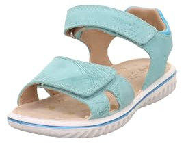 Superfit Mädchen Sparkle Sandale, Hellgrün Hellblau 7500, 31 EU