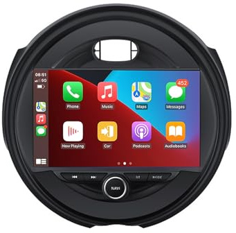 MLXABH Android 12 2 din Autoradio Stereo per MI-NI COOPER 2015-2019 9 pollici Touchscreen Autoradio Accessori per auto Lettore video multimediale Supporto Wifi FM Bluetooth Controllo del volante (Colo