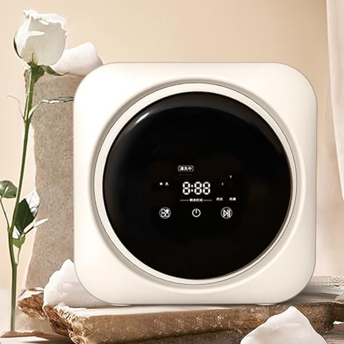 170W Vented Tumble Dryer, 3.5L Intelligent Roller Washing and Drying Integrated, Digital Display, Stainless Steel Inner Barrel, for Apartment, Home, Dorm,Wallmounted