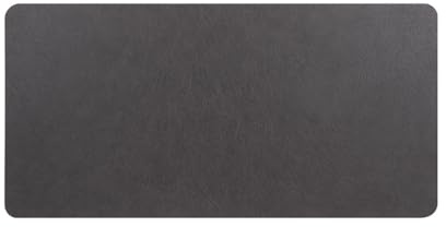 FjorDecor Schreibtischunterlage Recyceltes Leder (Schwarz,100cm×50cm)