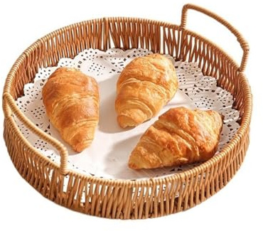 Fruttiera Vassoio for snack Vassoio for cesto di frutta Cesto di bambù Vassoio for frutta secca in rattan Fruttiere(A_25*8.5)