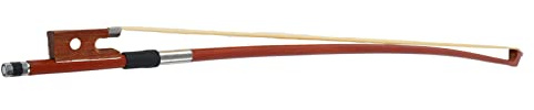 Octagonal Stick Violin Bow med Arbor Horse Hår, Slät Välbalanserad för övning och Ersättning (1/2)