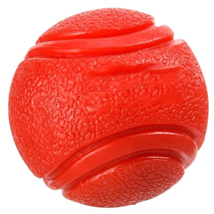 Gissroys Pelota para masticar cachorros resistente a las lágrimas con peines de cuidado dental y rebote cruzado para juguetes acuáticos al aire libre.
