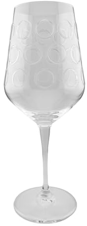 Pfalz Schorle Edition Dubbe Weinglas mit Stiel und aufgedruckten Dubbe - Dubbeglas mit Stiel ca. 0,5 L, Das Pfälzer Weinglas und Schorleglas