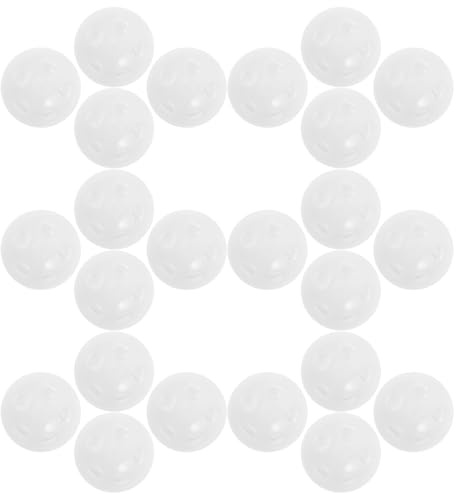 Rasselkugeln aus Pvc für Babyspielzeug, 30 Stück Weiß, Sanft | Häkelspielzeug und Tierpuppen, Bastelprojekte und Reparaturen, Glatt, Leicht, Ungiftig