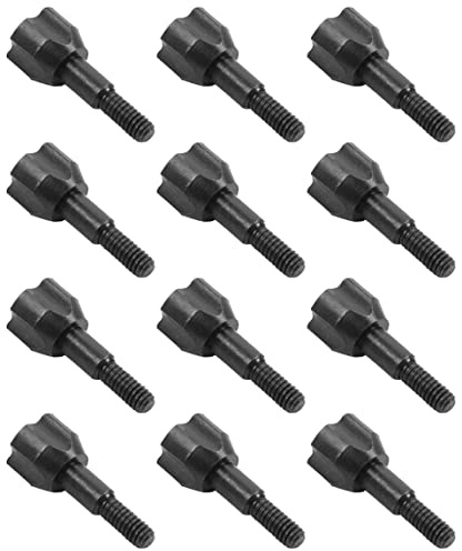12PCS Metall Bogenschießen Pfeilspitzen Jagdspitzen Stumpf Pfeilspitze mit Fall