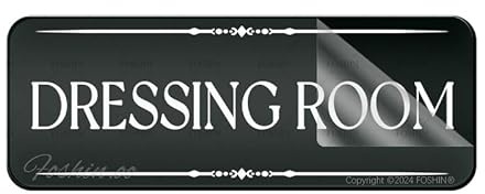 Sign For Door Metal Tin Plastic Dressing Room Sign With Adhesive Easy To Install And Highly Visible For Office And Business Highly Visible 4×16 Inch