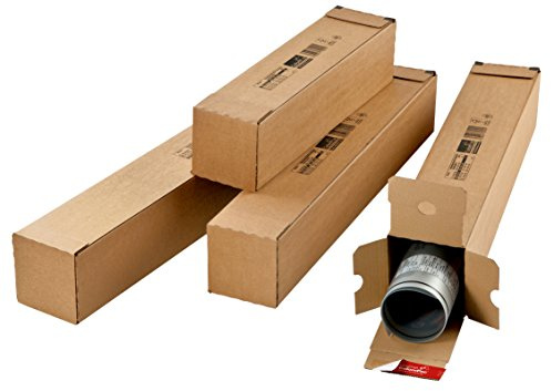 ColomPac CP072.05 Planversandbox aus Wellpappe, PK10 mit Selbstklebeverschluss, 705x108x108 mm Innenmaß, braun