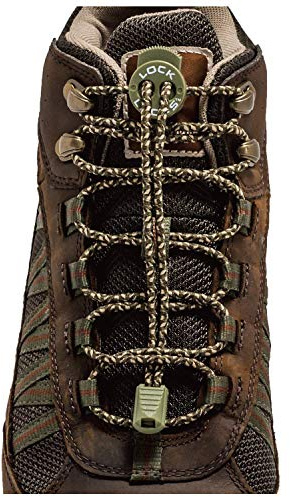 LOCK LACES for Boots (Elastic No Tie Boot Laces) (Camo)