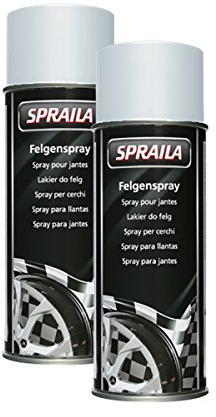 Kwasny Felgenspray Silber Lackspray 500Ml Spraydose Felgenlack Sprühlack 300 937 2X