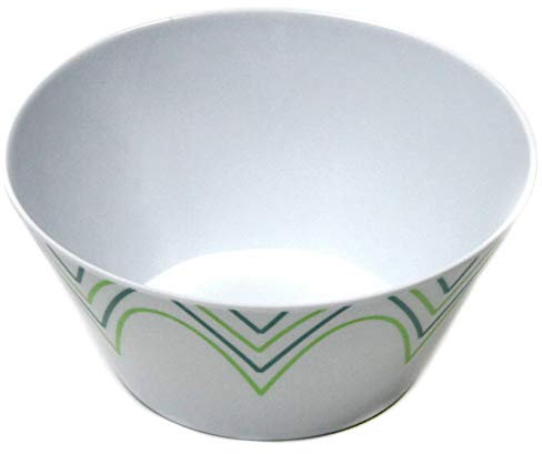Chef Craft Ensaladera de melamina de primavera, 6 pulgadas de diámetro 20 onzas de capacidad, diseño