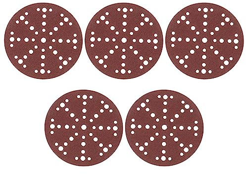 50 Stück Schleifscheiben, 150 mm, 48 Löcher, Klett-Schleifpapier, Körnung 40/80/100/120/180, kompatibel mit Festool RO 150/ES 150/ETS 150/ETS EC 150/LEX 150/WTS 150