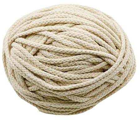 Corda for bondage, corda da giardino, corda di cotone intrecciata, 10 metri (32 piedi) for giocattoli for animali domestici, progetti di artigianato (Beige)