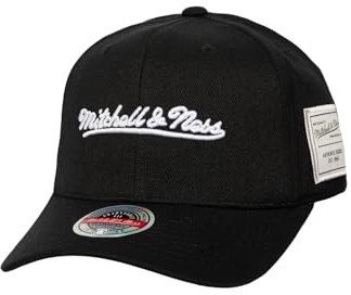 Mitchell & Ness Logo Comfy Core Snapback Cap Branded Schwarz, Size:OneSize