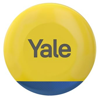 Yale Outdoor Siren Yellow | Up to 100dB Adjustable Siren | Flashing LED Lights | Weatherproof | Real-time Alert | Only Compatible with New Yale Smart Alarm