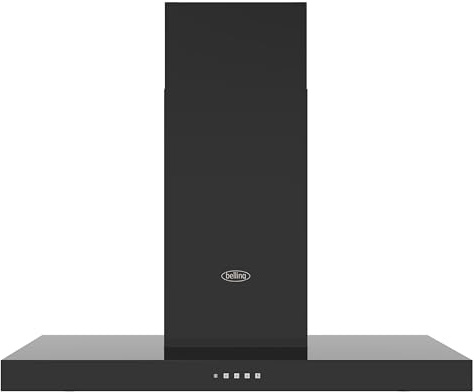 Belling BEL Cookcentre Chim 100T 100cm Chimney Cooker Hood - Black