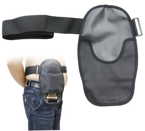 La bolsa de ostomía cubre la cubierta protectora de la bolsa de ostomía de la colostomía con cinturón elástico ajustable para la colostomía ileostomía urostomía 31x18.5cm