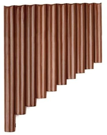 Panflöte aus Bambus 8 Pfeifen Panflöte Panflöten Holzblasinstrument Traditionelles chinesisches Musikinstrument Braune Bambus-Panflöte(10-right)