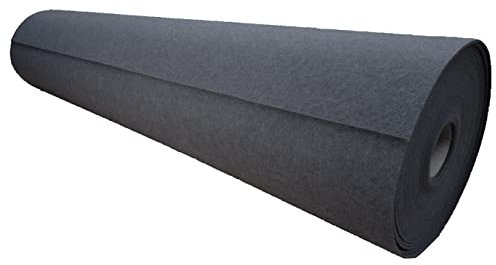 Meterware Autoteppich (Auskleide-Teppich für Fahrzeugboden, Kofferraum, etc) Rovel anthrazit, Zuschnitt (2m breit / 14m lang)