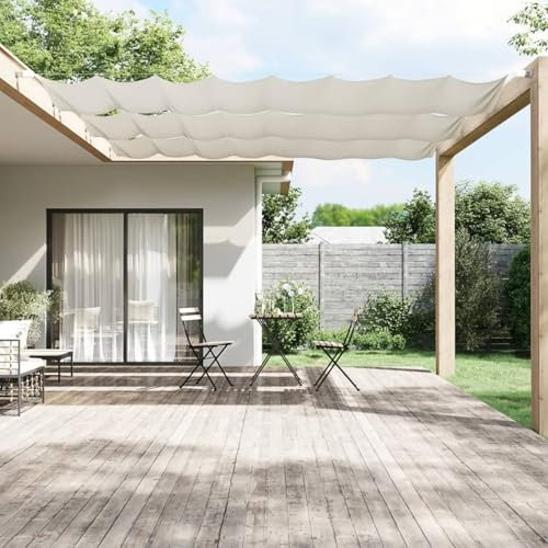 Somanki Toldo Vertical Blanco 100x1000 cm Tela Oxford, Toldo Vertical Exterior, Toldo Ventana, Toldos Exterior Terraza, Contraventanas Exteriores