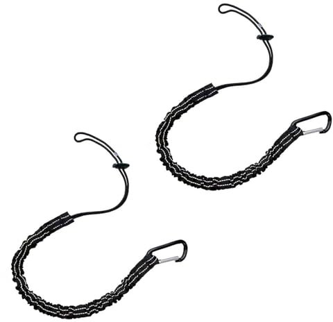 OAJABBGE Langes Verlängertes Werkzeug Sicherheits Lanyard Sicherheits Absturzsicherungen Schraubverschluss Doppelverriegelungsaufsätze Sicherheits Lanyard