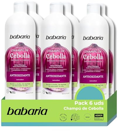 Lök Babaria 6-pack schampo - lökschampo | Babaria X6 700 ml lökschampo | lök schampo | lökschampo | lökschampo utan lukt