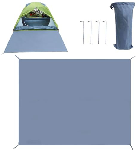 Tappetino per tenda da campeggio, impermeabile, resistente agli, ad asciugatura rapida, con borsa portaoggetti, tappetino per dormire, per, escursionismo, patio, balcone, picnic