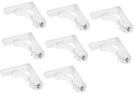 IMIKEYA 8piezas Pinzas para Manteles Ajustables Pinzas Triangulares Sujetamanteles Duraderos para Mesa