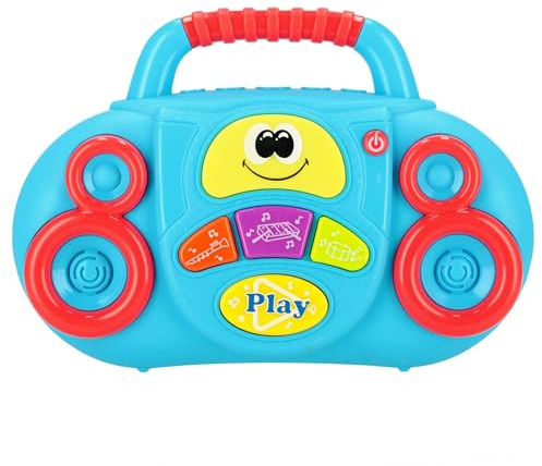 Bam Bam MÚSICA, Primera Radio, Infantil, Juguete Interactivo, LUZ LED, Sonido 12m+ (Radio)