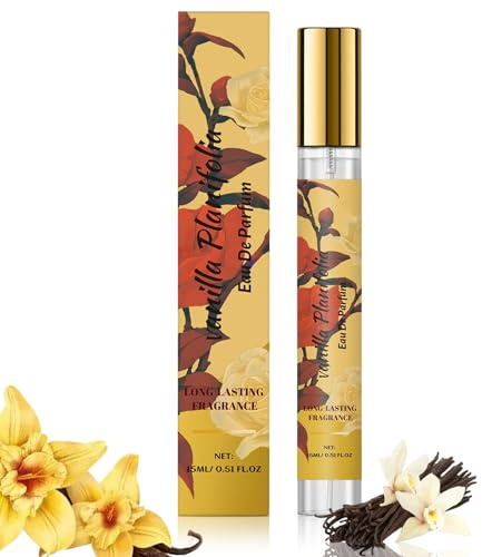 Parfum vanille,Brume corporelle parfumée,Eau de parfum femme,Parfum Pheromone Vanille Body Spray pour femme,Longue Durée, parfum féminin doux et chaleureux aux notes de vanille,Élégant