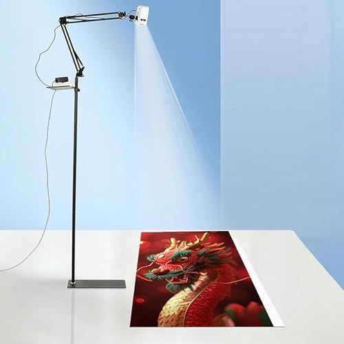 Proiettore da Disegno Portatile per Schizzi, Misura e Angolo Regolabile con Messa a Fuoco Manuale, Compatibile con Telefoni e Tablet per Artisti e Principianti
