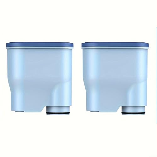 Vattenfilter för Aqua Clean CA6903 och för SAECO, 2-pack aktivt kolfilter för kalkreducering, förbättrar kaffesmak, kompatibel med helautomatiska espressomamaskiner (2-pack)