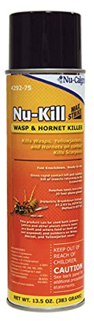 Nu-Calgon 4292-75 (13.5 oz. Can) Nu-Kill Max Strike, Yellow