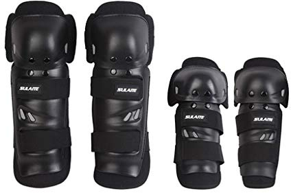 Backbayia Protector de rodilla Tibia Hombro Ajustable Protección de Motociclista