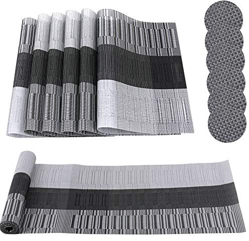 Time to Sparkle 6pcs Placemats + 6pcs Coasters+ 1pc Table Runner