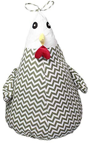 Kinder Aufräumsack Tierform Kinder Spielzeug Aufbewharungstasche, Liege Sofa für Kinder Erwachsene Sitzen und Schlafen (ohne Füllstoff),Grau
