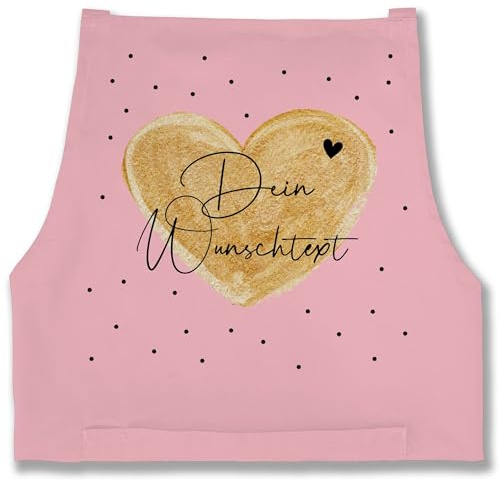 Geschenk mit Namen personalisiert by Shirtracer - Schürze - Aufdruck selbst gestalten - Dein Wunschtext I Geschenk personalisiert Weihnachten I Vatertag I Muttertag I Geburtstag