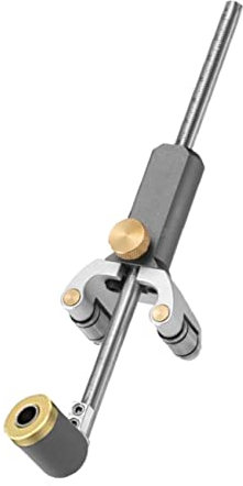 Gadpiparty 1 Pc Regla De Dibujo De Carpintería Multi Herramientas Herramienta Raspadora De Metal Espátula Metálica Regla Para Trabajar La Madera Latón De Aluminio Proposito Doble