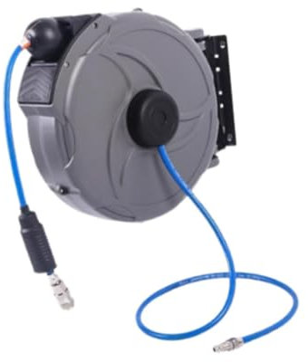F Fityle Retractable Air Hose Reel Airline Compressor Reel Air Hose Holder for Outdoor Use