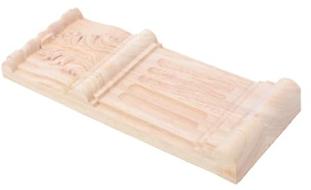 Alipis Calcomanía De Columna Romana De Madera Sin Pintar Acentos De Madera para Muebles y Paredes para Decoración De Interiores