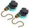 Interruttore della catena di trazione della ventola 3 velocità 4 Velocità del filo Interruttore di controllo per lampada a soffitto Bronzo 2 pc per tiro